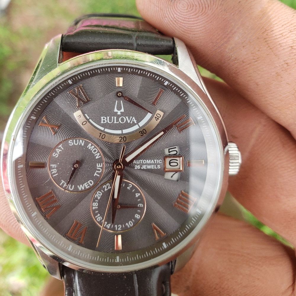 Bulova men's wrist watch model 96C143